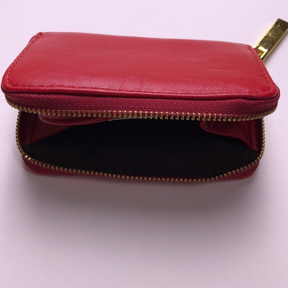LOU LOU BOUTIQUE Coin Wallet Keychain Red NWT - Picture 2 of 6